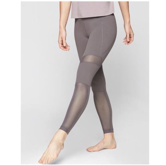 Athleta Salutation Tight Meshblock Stash Pocket XS - Picture 3 of 8